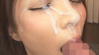 【フェラすぺ】黒瀬ララ一撃ぶっかけ これはもう顔面妊娠レベル